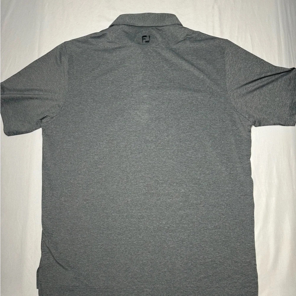 Footjoy Golf Polo Shirt Mens Performance Short Sleeve Size XL Solid‎ Gray